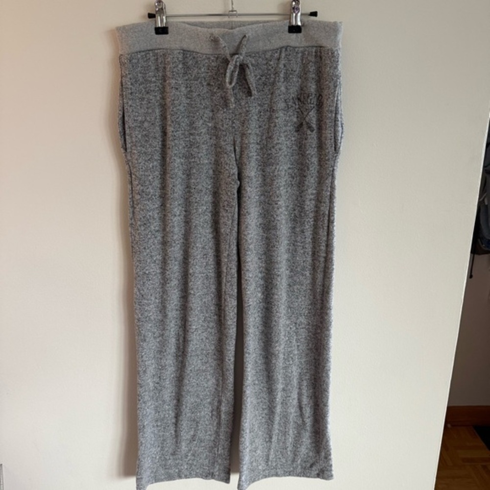 Lakegirl Gray Lounge Pants Women's M Wide‎ Leg Sweatpants